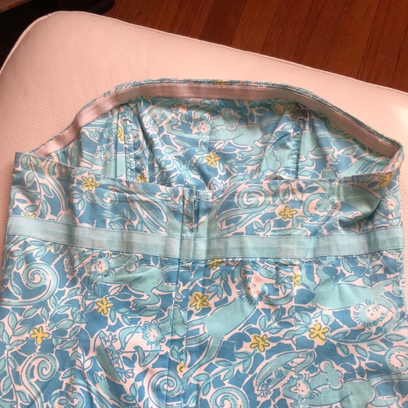 Lilly Pulitzer strapless sheath dress - Picture 3 of 5